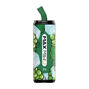 Max Mi wu Cola Tin Engangs E-cigs 3600 Puffs - Juicy-grønne-druer