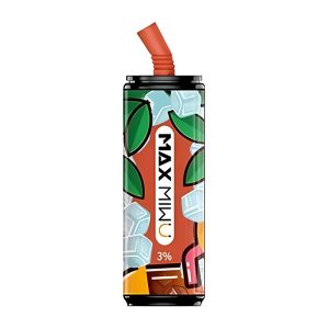 Max Mi wu Cola Tin Engangs E-cigs 3600 Puffs - Citron-blacktea