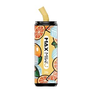 Max Mi wu Cola Tin Engangs E-cigs 3600 Puffs - Orange-sodavand