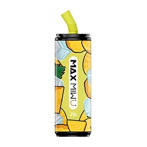 Max Mi wu Cola Tin Engangs E-cigs 3600 Puffs - Ananas-storm