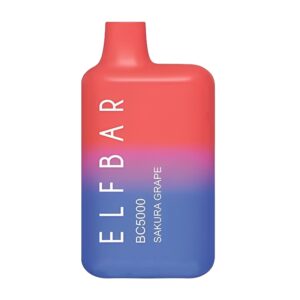 ELF BAR EBDesign Engangs E-cigaret BC 5000 Puffs - Sakura Grape
