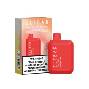ELF BAR LB5000 Disposable 5000 pust Red Apple Ice