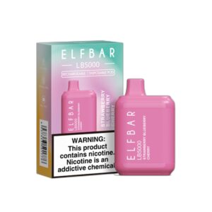 ELF BAR LB5000 Disposable Strawberry Blueberry Cherry 5000 pust 650 mAh