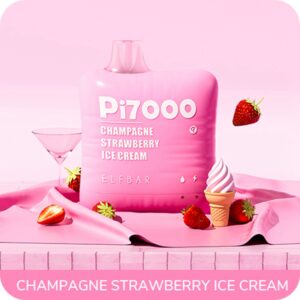 ELF BAR PI7000 Disposable Champagne Strawberry Ice Cream 7000 pust 500 mAh