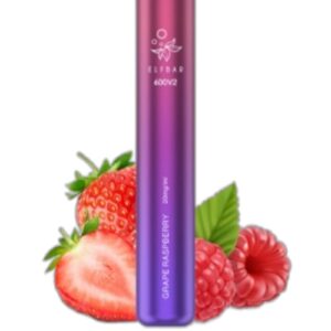 ELF BAR 600V2 Disposable 600 pust Grape Raspberry