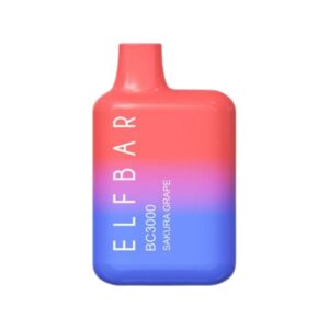 ELF BAR BC3000 Disposable 3000 pust Sakura Grape